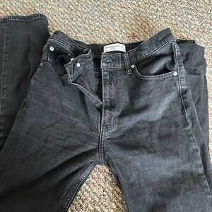 Abercrombies Black Skinny Jeams